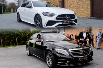 Mercedes S klasa, C klasa AMG, Busy | Auto do ślubu Gliwice, śląskie
