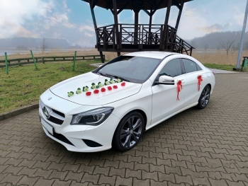 Mellani_AM Mercedes CLA | Auto do ślubu Poznań, wielkopolskie