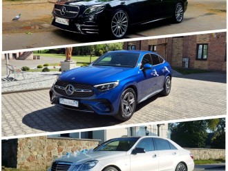 Mercedesy klasy E i GLC Coupe | Auto do ślubu Łódź, łódzkie