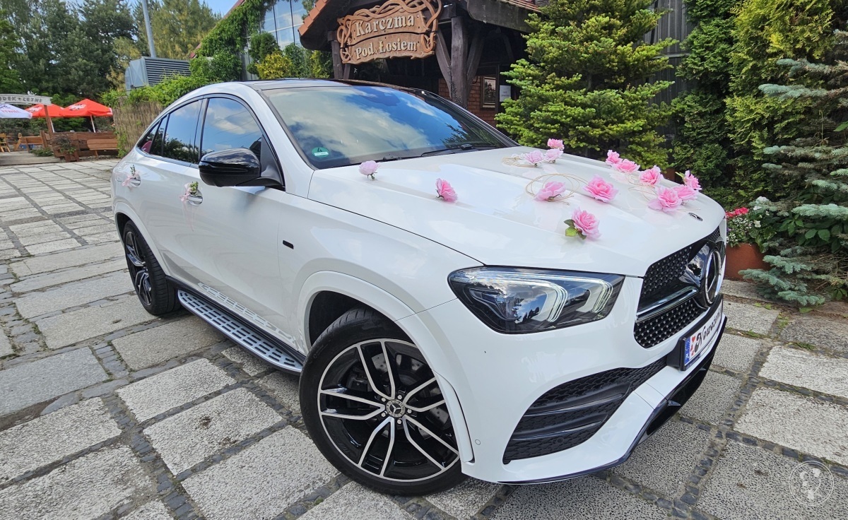 Biały Mercedes GLE Coupe AMG | Auto do ślubu Gorzów Wielkopolski, lubuskie - zdjęcie 1