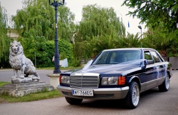 Mercedes klasy S w126 z 1985 roku | Auto do ślubu Warszawa, mazowieckie