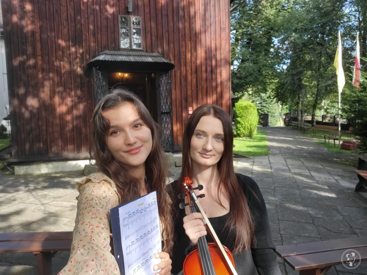 Wiktoria i Angelika Śpiew+Skrzypce | Oprawa muzyczna ślubu Kraków, małopolskie - zdjęcie 1