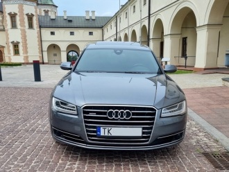 Audi A8 Long | Auto do ślubu Kielce, świętokrzyskie