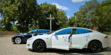 Tesla Model S - biała i czarna | Auto do ślubu Legnica, dolnośląskie - zdjęcie 3
