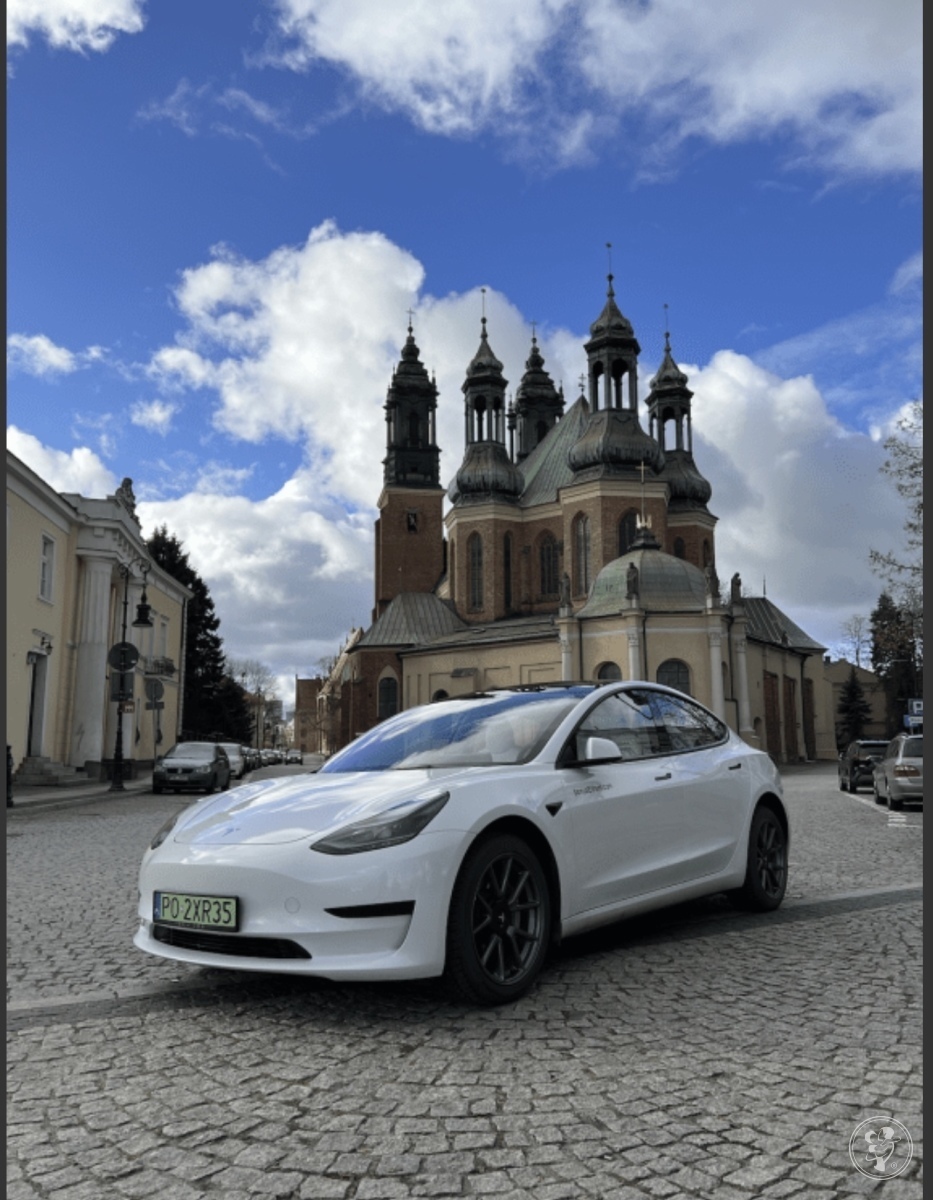 Tesla model 3 i Tesla model Y | Auto do ślubu Poznań, wielkopolskie - zdjęcie 1