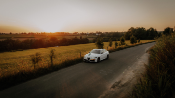 Biała Alfa Romeo Giulia | Auto do ślubu Żywiec, śląskie