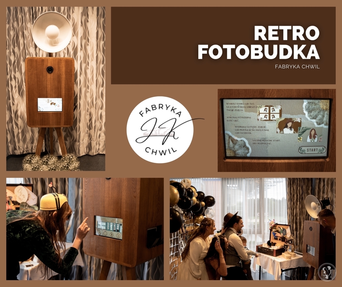 Fotobudka Retro - Fabryka Chwil | Fotobudka na wesele Chodzież, wielkopolskie - zdjęcie 1
