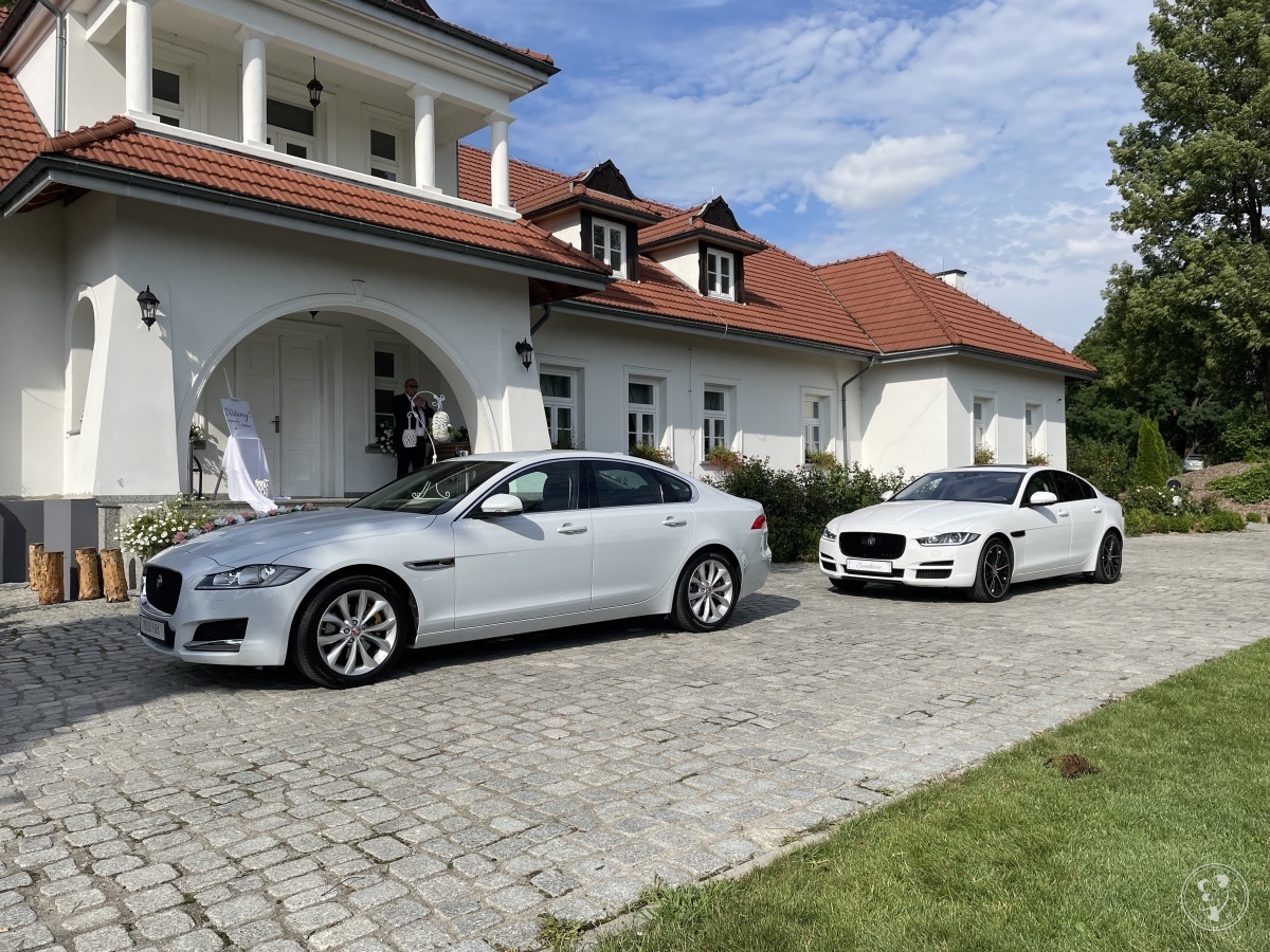 Biały Jaguar XF | Auto do ślubu Kraków, małopolskie - zdjęcie 1