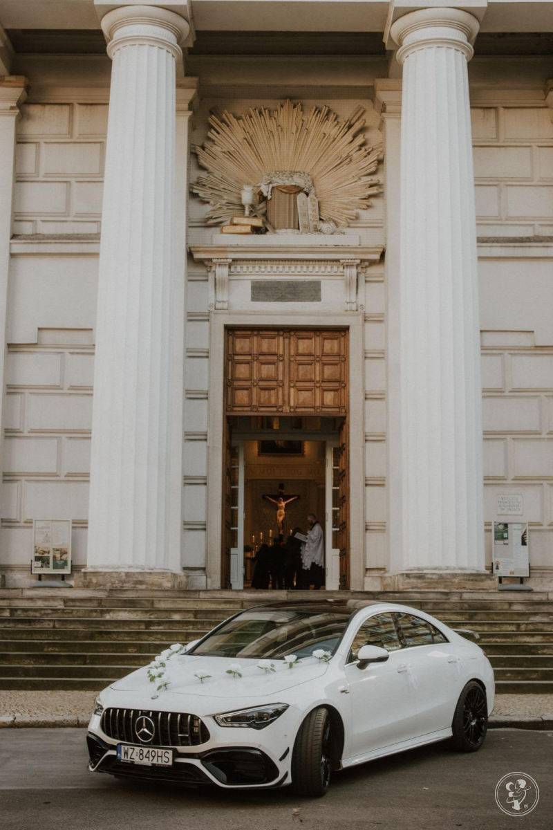 Biały Mercedes AMG 2024 | Auto do ślubu Warszawa, mazowieckie - zdjęcie 1