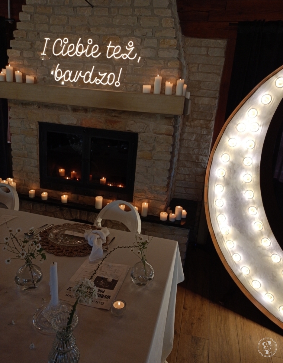 F&M - Żarówkowy półksiężyc | Dekoracje światłem Kielce, świętokrzyskie - zdjęcie 1