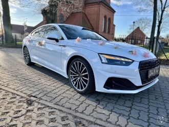 Białe Audi a5 | Auto do ślubu Bydgoszcz, kujawsko-pomorskie