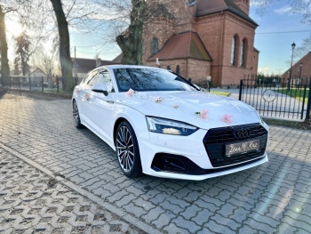 Białe Audi a5 | Auto do ślubu Bydgoszcz, kujawsko-pomorskie