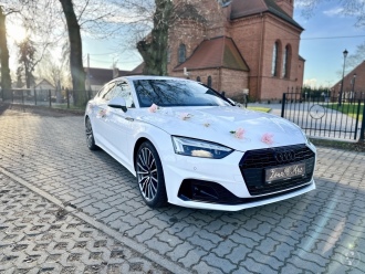 Białe Audi a5 | Auto do ślubu Bydgoszcz, kujawsko-pomorskie