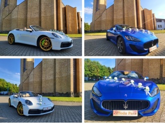 Maserati Granturismo, Porsche 911 | Auto do ślubu Łódź, łódzkie