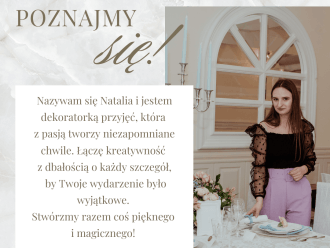 Ale Pięknie! - dekoracja przyjęć | Dekoracje ślubne Dubiecko, podkarpackie