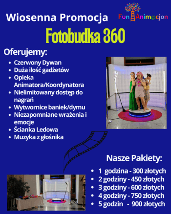 Fotobudka 360 Fun-Anim@cjon | Fotobudka na wesele Górno, świętokrzyskie