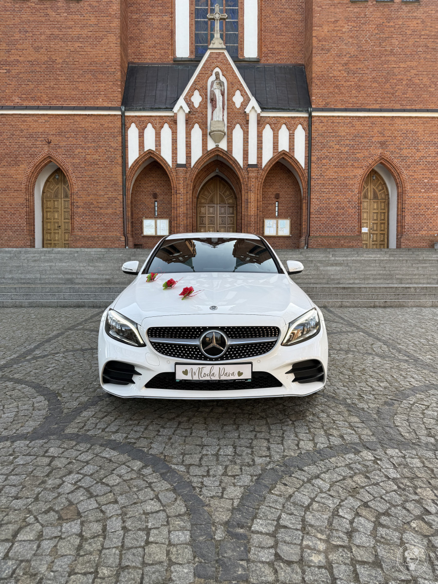Mercedes C Klasa biała perła | Auto do ślubu Lublin, lubelskie - zdjęcie 1