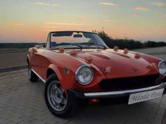 Fiat Spider 124 | Auto do ślubu Janów Lubelski, lubelskie