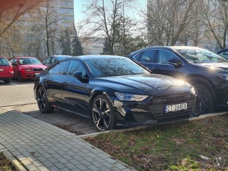 Auto do ślubu *Czarne* Audi a7 | Auto do ślubu Toruń, kujawsko-pomorskie