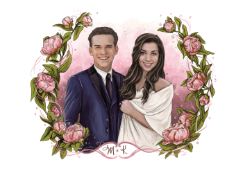 Zolart karykatura portret | Prezenty ślubne Zabrze, śląskie