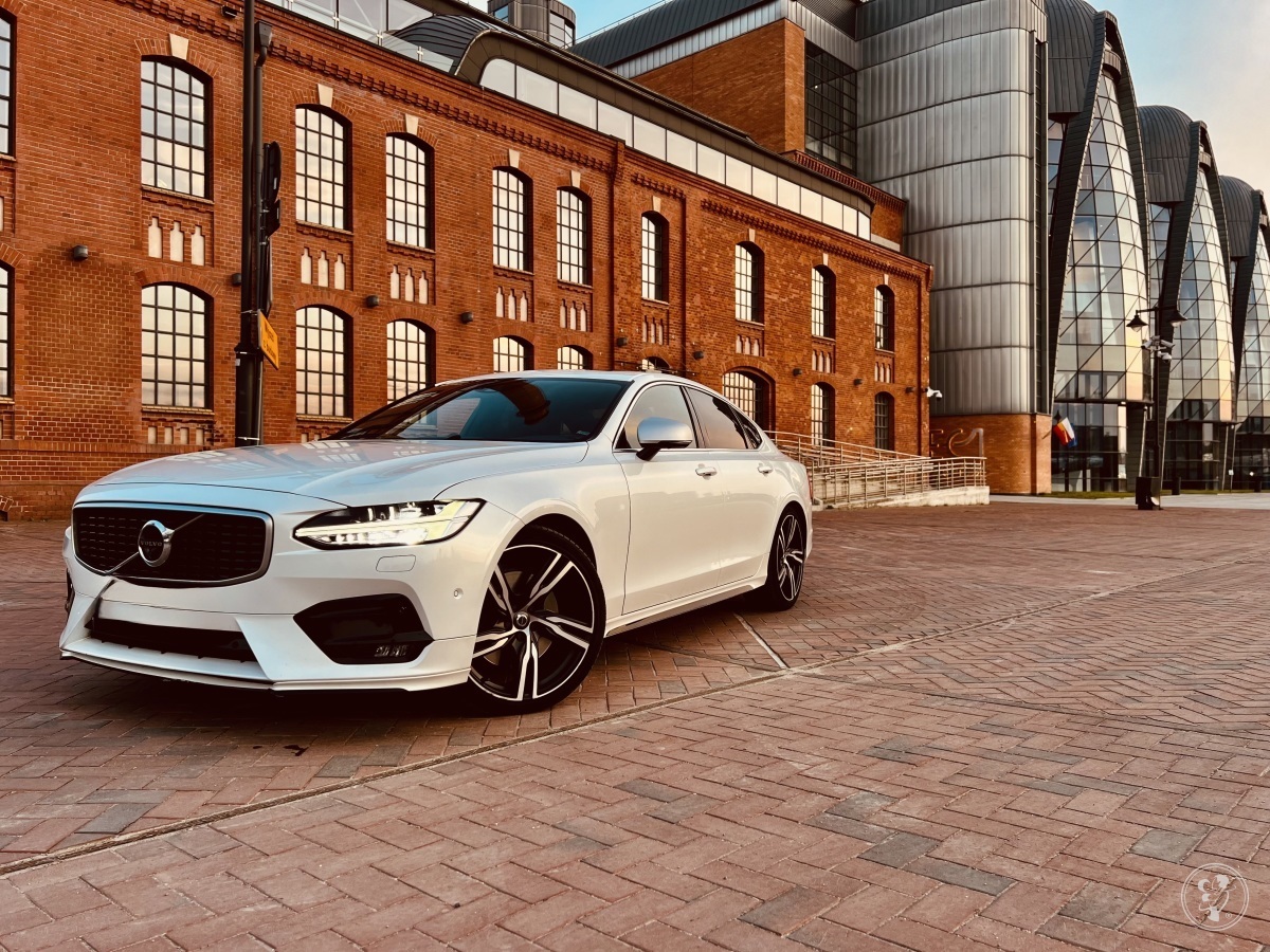 Volvo S90 R-Design biała perła | Auto do ślubu Łódź, łódzkie - zdjęcie 1