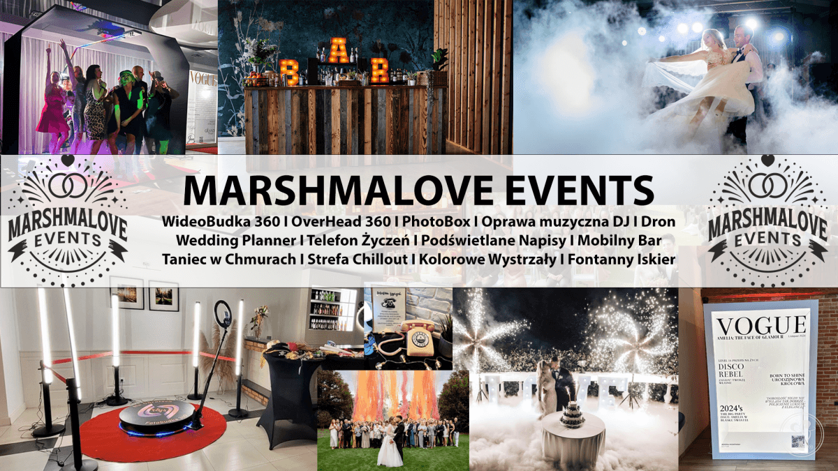 MarshmaLove Events | Fotobudka na wesele Łańcut, podkarpackie - zdjęcie 1