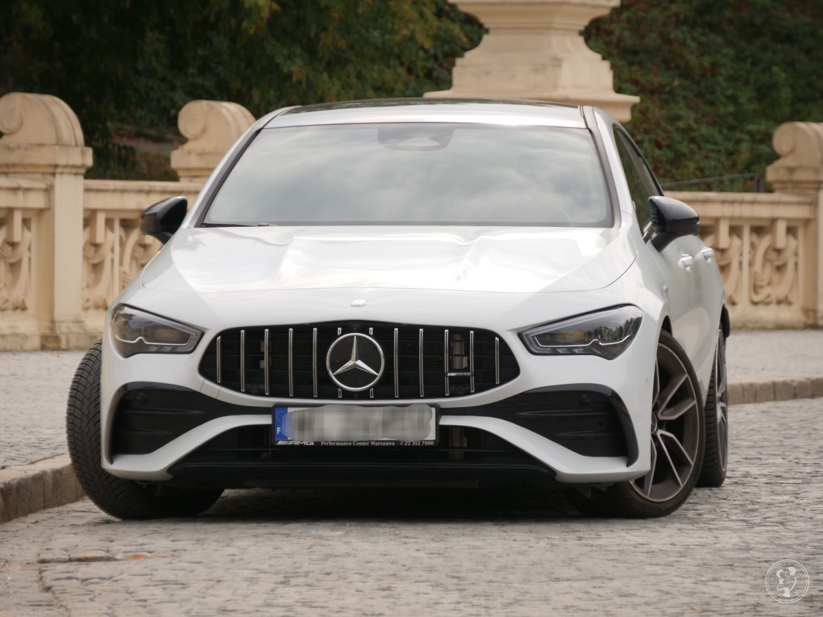 Biały Mercedes CLA 35 | Auto do ślubu Warszawa, mazowieckie - zdjęcie 1