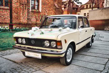 Retro Fiat 125p | Auto do ślubu Bydgoszcz, kujawsko-pomorskie