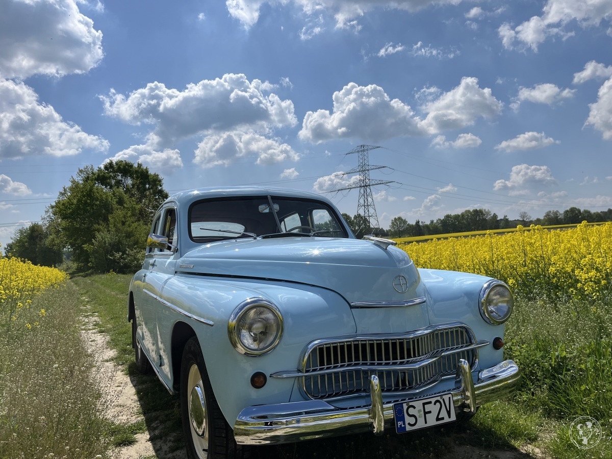 Błękitna Warszawa M20 Garbuska | Auto do ślubu Jastrzębie-Zdrój, śląskie - zdjęcie 1