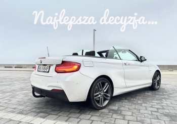 Białe BMW Cabrio | Auto do ślubu Gdynia, pomorskie