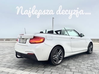 Białe BMW Cabrio | Auto do ślubu Gdynia, pomorskie