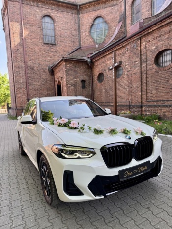 Samochód BMW X3 biały | Auto do ślubu Bytom, śląskie