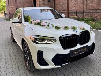 Samochód BMW X3 biały | Auto do ślubu Bytom, śląskie