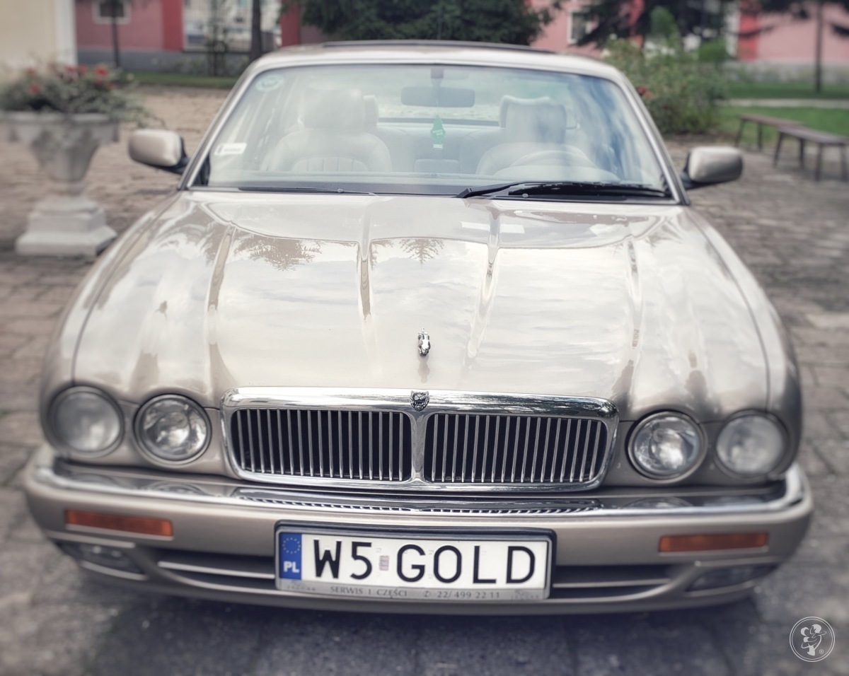 Złoty Jaguar XJ z 1995 roku | Auto do ślubu Warszawa, mazowieckie - zdjęcie 1