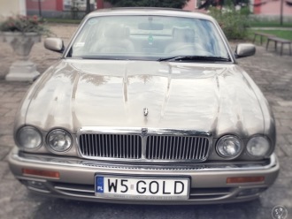 Złoty Jaguar XJ z 1995 roku | Auto do ślubu Warszawa, mazowieckie