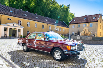 Mercedes S-Class W116 z lat 70 | Auto do ślubu Gdańsk, pomorskie