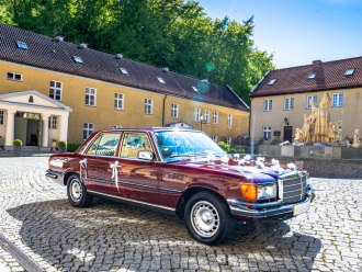 Mercedes S-Class W116 z lat 70 | Auto do ślubu Gdańsk, pomorskie