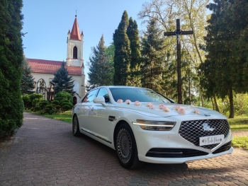 Genesis G90 V8 5.0 Ultimate AWD | Auto do ślubu Warszawa, mazowieckie