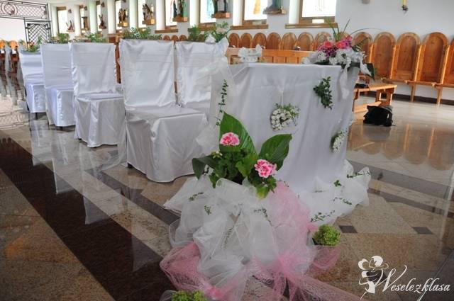Dekoracje weselne kościoła i sali. | Dekoracje ślubne Leżajsk, podkarpackie - zdjęcie 1