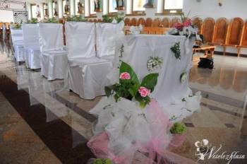 Dekoracje weselne kościoła i sali. | Dekoracje ślubne Leżajsk, podkarpackie