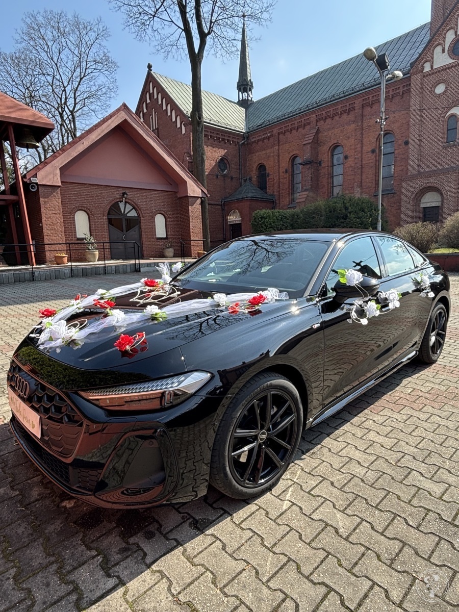 Czarne Audi A5 z 2025 roku | Auto do ślubu Katowice, śląskie - zdjęcie 1