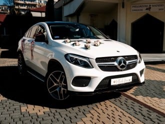 Mercedes GLE Biała Perła | Auto do ślubu Niedrzwica Duża, lubelskie