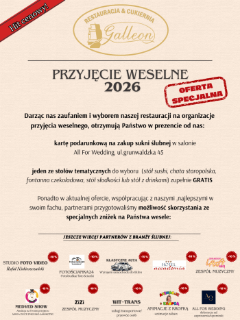 Restauracja Galleon | Sala weselna Przemyśl, podkarpackie