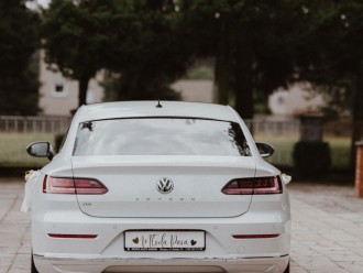 Biały Volkswagen Arteon R-line | Auto do ślubu Gliwice, śląskie