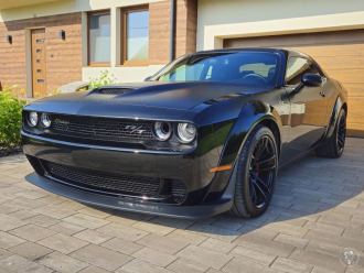 Czarny Dodge Challenger SRT T/A | Auto do ślubu Masłomiąca, małopolskie