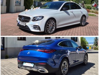 Mercedes klasy E oraz GLC Coupe | Auto do ślubu Łódź, łódzkie