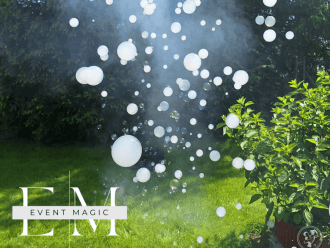 Event Magic Bańki mydlane z dymem | Balony, bańki mydlane Wrocław, dolnośląskie