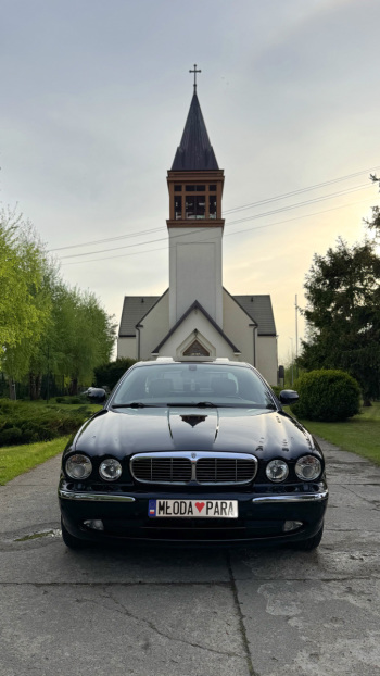 Jaguar XJ8 czarny | Auto do ślubu Gdańsk, pomorskie