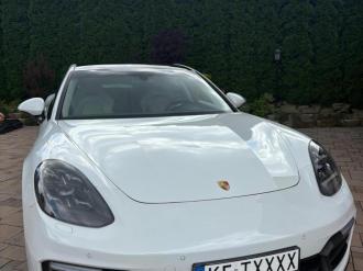 Białe Porsche Panamera GTS | Auto do ślubu Kraków, małopolskie