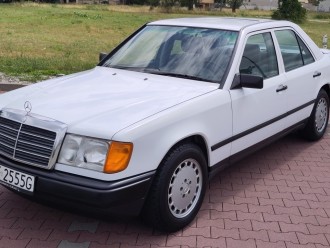 Biały Mercedes W124 z 1988 roku | Auto do ślubu Warszawa, mazowieckie
